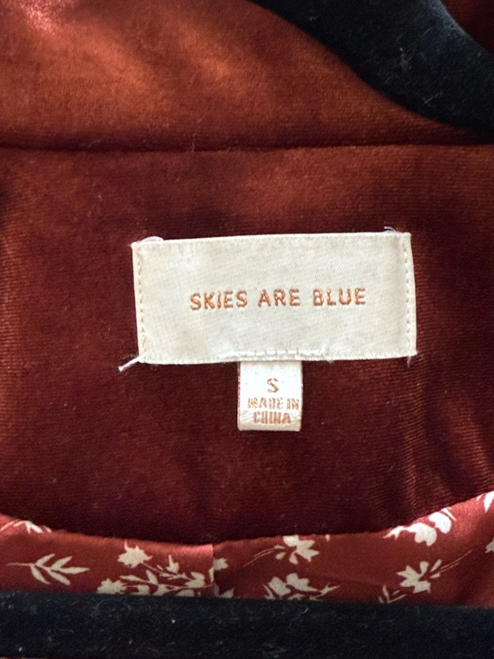 VELVET BLAZER - Picture 3 of 3